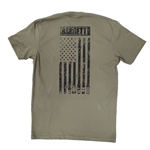 T-Shirt, Barrett Muzzle Flag, Military Green