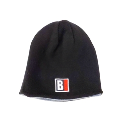 Hat, Beanie, Reversible Black/Grey