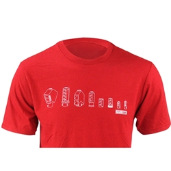 T-Shirt, Barrett Muzzle Brake, Red